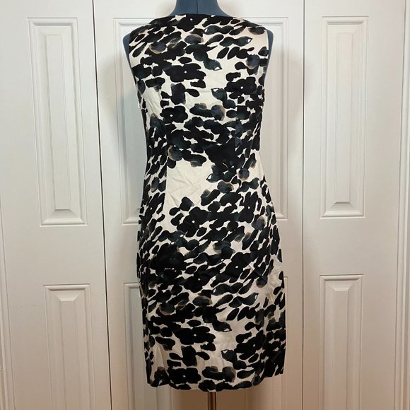 Ann Taylor Abstract Floral Watercolor Dress Sz 2 - Picture 8 of 8